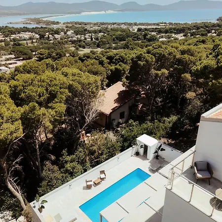 Elegant Panoramic With Balcony * Porto Pino